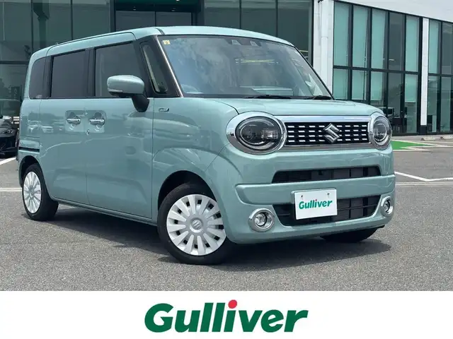 スズキ ワゴンＲ スマイル HYBRID X 奈良県 2023(令5)年 0.3万km オフブルーM ワンオーナー車 /純正8インチナビ /全方位モニター /LEDヘッドライト /シートヒーター /衝突軽減ブレーキ /両側パワースライドドア /フルセグTV /純正フロアマット /純正フロアマット /スペアキー /スマートキー