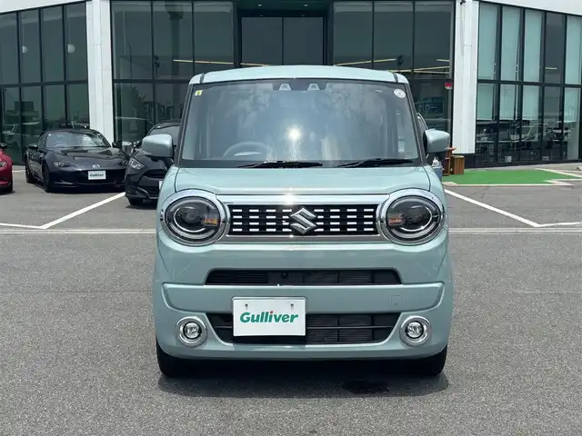 スズキ ワゴンＲ スマイル HYBRID X 奈良県 2023(令5)年 0.3万km オフブルーM ワンオーナー車 /純正8インチナビ /全方位モニター /LEDヘッドライト /シートヒーター /衝突軽減ブレーキ /両側パワースライドドア /フルセグTV /純正フロアマット /純正フロアマット /スペアキー /スマートキー