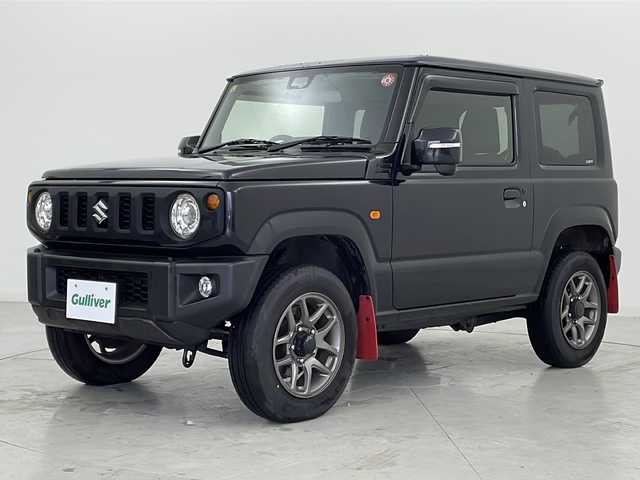 スズキ ジムニー XC 宮城県 2020(令2)年 6.6万km ブルーイッシュブラックパール3 デュアルセンサーブレーキサポート/スズキセーフティーサポート/・車線逸脱警報/・クルーズコントロール/・ハイビームアシスト/・横滑り防止機能/前席シートヒーター/純正8インチナビ/（BT.AM.FM.CD.DVD.SD.USB）/バックカメラ/フルセグテレビ/センターデフロック/ヒルディセントコントロール/ヘッドライトウォッシャー/ヒーテッドドアミラー/革巻きステアリング/ステアリングスイッチ/プッシュスタート/スマートキー（2本）/トランスファーレバー/純正フロアマット/純正ドアバイザー/純正16インチアルミホイール/LEDヘッドライト/フォグランプ/背面タイヤ