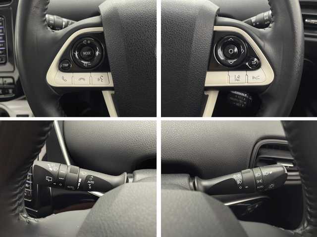 トヨタ プリウス Sセーフティプラス 熊本県 2016(平28)年 2.6万km ホワイトパールクリスタルシャイン 禁煙車/トヨタセーフティセンス/純正ナビTV/（NSCD-W66/CD/Bluetooth/ワンセグTV)/純正バックカメラ/純正ビルトインETC/純正LEDオートライト/純正LEDフォグ/純正モデリスタエアロ/純正オートアラーム/純正フロアマット/社外19インチアルミ/社外RS-R車高調/アダプティブクルーズコントロール/レーンディパーチャーアラート/ヘッドアップディスプレイ/パーキングアシスト/オートエアコン/オート電動格納ミラー/スマートキー/プッシュエンジンスタート/スペアキー/新車時保証書/取扱い説明書