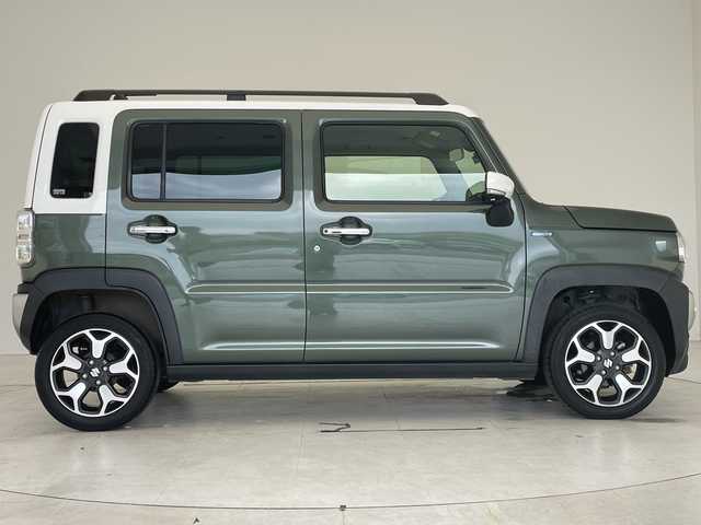 スズキ ハスラー Jスタイル ターボ 愛知県 2021(令3)年 4.8万km クールカーキパールメタリック/ホワイト2トーンルーフ SDナビ/全方位カメラ/レーダークルーズコントロール/シートヒーター/バックカメラ/コーナーセンサー/純正アルミホイール/ルーフレール/LEDヘッドライト/パドルシフト/オートマチックハイビーム/ドライブレコーダー/ETC/ステアリングスイッチ/スマートキー/プッシュスタート