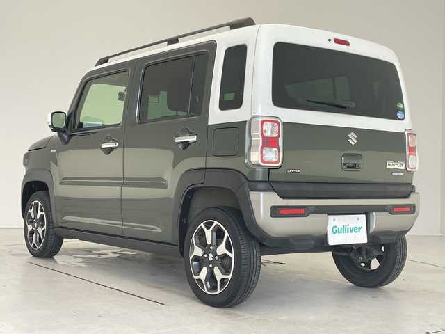 スズキ ハスラー Jスタイル ターボ 愛知県 2021(令3)年 4.8万km クールカーキパールメタリック/ホワイト2トーンルーフ SDナビ/全方位カメラ/レーダークルーズコントロール/シートヒーター/バックカメラ/コーナーセンサー/純正アルミホイール/ルーフレール/LEDヘッドライト/パドルシフト/オートマチックハイビーム/ドライブレコーダー/ETC/ステアリングスイッチ/スマートキー/プッシュスタート