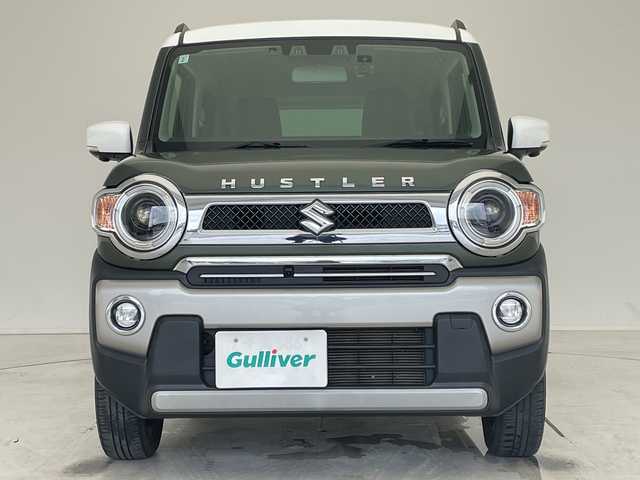 スズキ ハスラー Jスタイル ターボ 愛知県 2021(令3)年 4.8万km クールカーキパールメタリック/ホワイト2トーンルーフ SDナビ/全方位カメラ/レーダークルーズコントロール/シートヒーター/バックカメラ/コーナーセンサー/純正アルミホイール/ルーフレール/LEDヘッドライト/パドルシフト/オートマチックハイビーム/ドライブレコーダー/ETC/ステアリングスイッチ/スマートキー/プッシュスタート