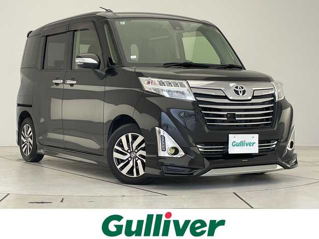 トヨタ ルーミー カスタムG S 愛知県 2018(平30)年 5.4万km ブラックマイカメタリック 純正ナビ/モデリスタエアロ/両側パワースライドドア/クルーズコントロール/バックカメラ/コーナーセンサー/純正アルミホイール/LEDヘッドライト/オートライト/ドライブレコーダー/ETC/衝突軽減システム/フルセグ/CD DVD/Bluetooth/ステアリングスイッチ/スマートキー/プッシュスタート