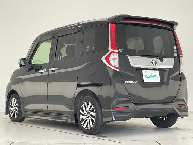 トヨタ ルーミー カスタムG S 愛知県 2018(平30)年 5.4万km ブラックマイカメタリック 純正ナビ/モデリスタエアロ/両側パワースライドドア/クルーズコントロール/バックカメラ/コーナーセンサー/純正アルミホイール/LEDヘッドライト/オートライト/ドライブレコーダー/ETC/衝突軽減システム/フルセグ/CD DVD/Bluetooth/ステアリングスイッチ/スマートキー/プッシュスタート