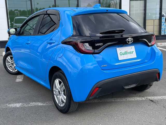 トヨタ ヤリス X 道東・釧路十勝 2021(令3)年 5.1万km シアンM ・４WD/・寒冷地仕様/・プリクラッシュセーフティ/・純正ディスプレイオーディオ/（ラジオ・BT・USB）/・バックカメラ/・レーダークルーズコントロール/・スマートキー/・プッシュスタート/・オートライト/・オートマチックハイビーム/・LTA（レーントレーシングアシスト）/・RSA（ロードサインアシスト）/・TCS（トヨタコミュニケーションシステム）/・ヘッドライトレベライザー/・横滑り防止装置/・オートリトラーミラー/・LEDヘッドライト/・クリアランスソナー/・ビルトインETC/・社外14インチアルミホイール/・保証書/・取扱説明書