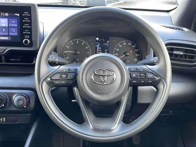 トヨタ ヤリス X 道東・釧路十勝 2021(令3)年 5.1万km シアンM ・４WD/・寒冷地仕様/・プリクラッシュセーフティ/・純正ディスプレイオーディオ/（ラジオ・BT・USB）/・バックカメラ/・レーダークルーズコントロール/・スマートキー/・プッシュスタート/・オートライト/・オートマチックハイビーム/・LTA（レーントレーシングアシスト）/・RSA（ロードサインアシスト）/・TCS（トヨタコミュニケーションシステム）/・ヘッドライトレベライザー/・横滑り防止装置/・オートリトラーミラー/・LEDヘッドライト/・クリアランスソナー/・ビルトインETC/・社外14インチアルミホイール/・保証書/・取扱説明書