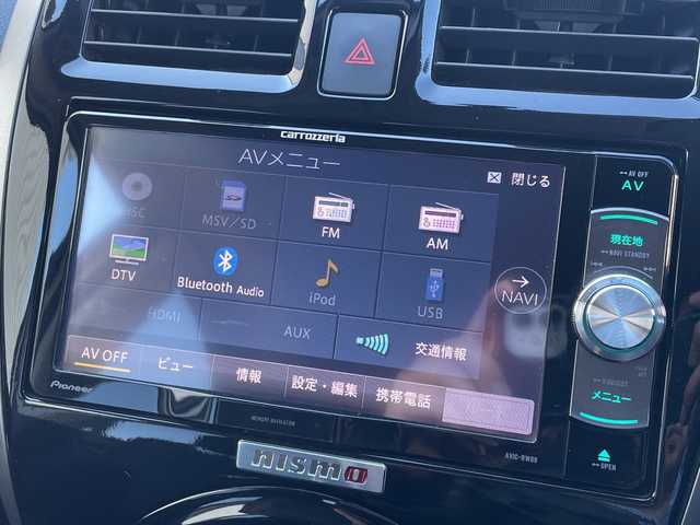 日産 マーチ ニスモS 千葉県 2015(平27)年 4.1万km ブリリアントホワイトパール ５MT/社外メモリナビ【AVIC-RW09】/フルセグTV/Bluetooth/DVD/CD/バックカメラ/ETC/柿本マフラー/TEIN車高調/純正16インチアルミホイール/純正フロアマット/社外LEDヘッドライト/前後ドラレコ/スペアタイヤ/スマートキー/スペアキー/保証書/取扱説明書