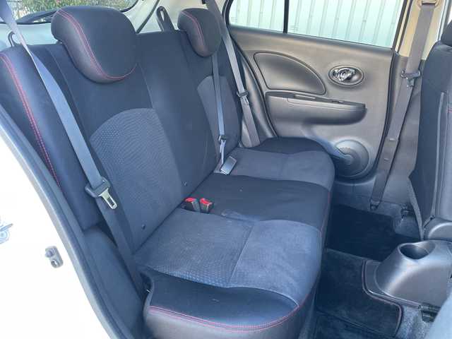 日産 マーチ ニスモS 千葉県 2015(平27)年 4.1万km ブリリアントホワイトパール ５MT/社外メモリナビ【AVIC-RW09】/フルセグTV/Bluetooth/DVD/CD/バックカメラ/ETC/柿本マフラー/TEIN車高調/純正16インチアルミホイール/純正フロアマット/社外LEDヘッドライト/前後ドラレコ/スペアタイヤ/スマートキー/スペアキー/保証書/取扱説明書