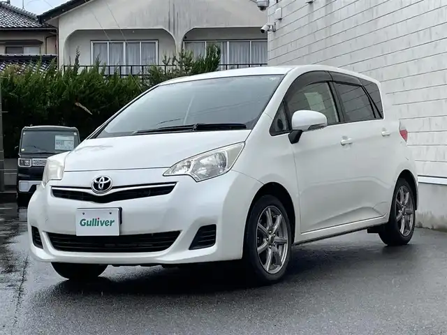 トヨタ ラクティス X 山形県 2012(平24)年 7.1万km ホワイトパールクリスタルシャイン 禁煙車/純正ナビ/・TV/AM/FM/DVD/Bluetooth/スペアキー/ダブルエアバック/社外14インチAW/保証書