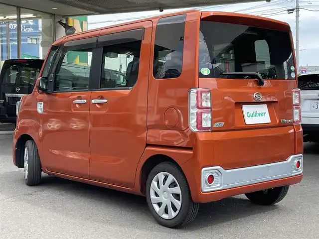 ダイハツ ウェイク L SA 宮城県 2015(平27)年 6万km トニコオレンジメタリック 純正オーディオ/プッシュスタート/スマートキー/社外スタッドレスタイヤ積み込み/D席シートヒーター/横すべり防止装置/衝突被害軽減システム/オートライト/純正AW/取扱説明書/保証書
