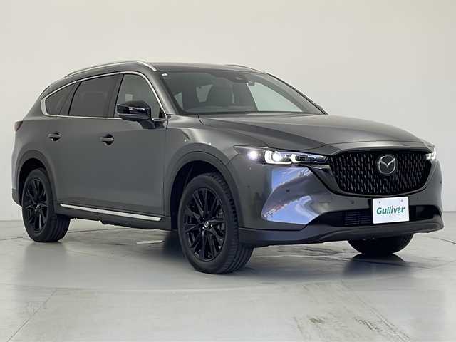 マツダ ＣＸ－８ XD ブラックトーンエディション 愛知県 2023(令5)年 2.3万km マシーングレープレミアムM マツダコネクトナビ/・AppleCarPlay(ワイヤレス接続可)/・Android Auto/・フルセグTV/・Bluetooth/・AM/FM/USB/アラウンドビューモニター/クリアランスソナー/マツダレーダークルーズコントロール/スマートブレーキサポート/アダプティブLEDヘッドライト/ドライバーアラート/レーンキープアシスト/クルージング＆トラフィックアラート/AT誤発進抑制機能/ブラインドスポットアシスト/車線逸脱警報/ヘッドアップディスプレイ/ハーフレザーシート/シートヒーター/パワーシート/パワーバックドア/ETC/スマートキー/プッシュスタート/純正アルミホイール/ドライブレコーダー