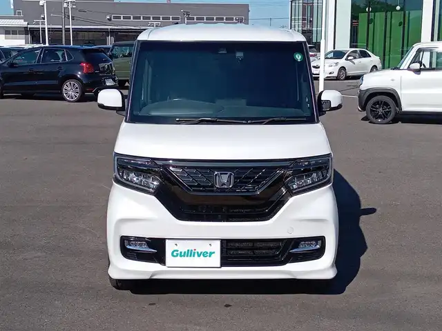 ホンダ Ｎ ＢＯＸ カスタム G L ターボ ホンダセンシング 福井県 2019(令1)年 6.8万km プラチナホワイトパール 4WD/純正8インチナビ（VXU-195NBi）/・（フルセグTV/CD/DVD/Bluetooth）/バックカメラ/両側パワースライドドア/ホンダセンシング/レーンキープアシスト/レーダークルーズコントロール/ETC/前後ドライブレコーダー/純正フロアマット/ステアリングリモコン/パドルシフト/オートLEDヘッドライト/電動格納ウィンカーミラー/純正15インチAW/スマートキー