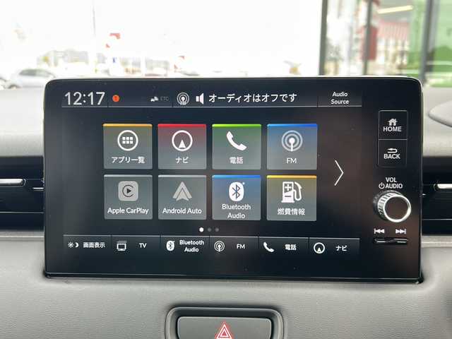 ホンダ ヴェゼル ハイブリッド e:HEV Z 岐阜県 2025(令7)年 0.1千km プラチナホワイトパール 登録時走行距離：3km/登録済み未使用車/Honda CONNECTディスプレー/バックモニター/フルセグテレビ/クルーズコントロール/ETC2.0車載器/ワイヤレス充電器/Honda SENSING/ブラインドスポットインフォメーション/アダプティブドライビングビーム(ADB)/後退出庫サポート/運転席助手席シートヒーター/ハンズフリーアクセスパワーテールゲート(予約クローズ機能付)/LEDシーケンシャルターンシグナルランプ/18インチアルミホイール/コンビシート（シートヒータ・エアシート）/ハーフレザーシート/本革巻きステアリングアイドリングストップ/保証書