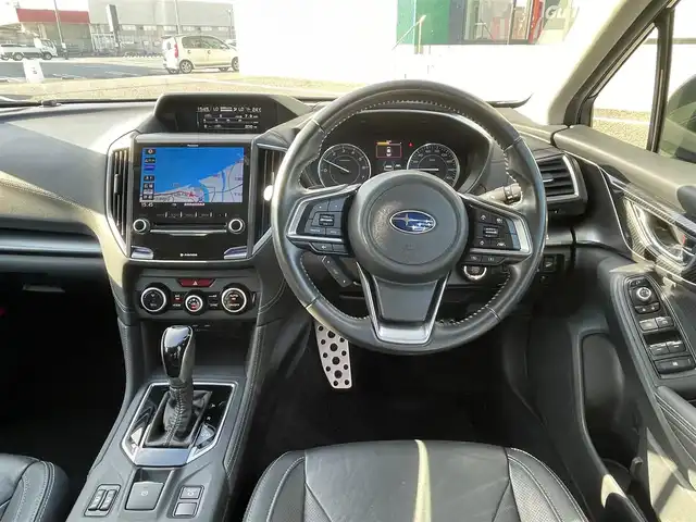 スバル インプレッサ Ｇ４ 2．0i－S アイサイト 島根県 2019(平31)年 6.9万km クリスタルブラックシリカ メーカーナビゲーション/フルセグ BT CD DVD SD/アイサイト/レーダークルーズコントロール/バックカメラ/パドルシフト/革シート/D/N席パワーシート/D/N席シートヒーター/電子パーキング/AUTO HOLD/LEDヘッドライト/AUTOライト/フォグライト/コーナーセンサー/ETC/純正18インチアルミホイール/電動格納ミラー/ウィンカーミラー/ISOFIX/革巻きステアリング/ステアリングリモコン