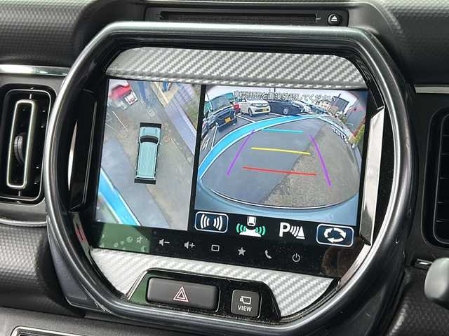 スズキ ハスラー Jスタイル ターボ 広島県 2021(令3)年 7.6万km オフブルーメタリック/ガンメタリック2トーンルーフ ワンオーナー/禁煙車/純正ナビ（Bluetooth/CD/DVD/AppleCarPlay/AndoroidAuto/フルセグTV)/アランドビューカメラ/ビルドインETC/シートヒーター/4WD/アダプティブクルーズコントロール/ダウンヒルアシスト/スズキセーフティーサポート/・デュアルセンサーブレーキサポート/・ハイビームアシスト/・車線逸脱警報機能/・誤発進抑制機能/・ふらつき警報機能/・先行車発進お知らせ機能/・後退時ブレーキサポート/・後方誤発進抑制機能/・標識認識機能/ルーフレール/純正15インチアルミホイール/ドアバイザー/フロアマット/LEDヘッドライト/フォグランプ/スペアキー1本/スマートキー/保証書/取扱説明書