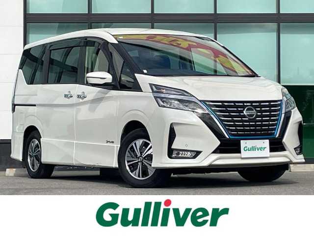 日産 セレナ e－パワー ハイウェイスター V 和歌山県 2020(令2)年 5.8万km ブリリアントホワイトパール 純正ナビ/アラウンドビューモニター/フルセグTV/純正フリップダウンモニター/両側パワースライドドア/エマージェンシーブレーキ/プロパイロット/前後コーナーセンサー/ビルトインETC/ドライブレコーダー/LEDヘッドライト/オートライト
