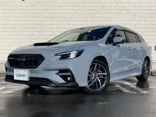 スバル レヴォーグ 1．8GT－H EX 静岡県 2021(令3)年 6.7万km クールグレーカーキ EyeSight/純正メーカーナビ/　AM FM Bluetooth USB AppleCarPlay AndroidAuto/ビルトインETC/バックモニター/前方ドライブレコーダー/LEDオートヘッドランプ/レーダークルーズコントロール/シートヒーター(前席)/パワーバックドア/リアクリアランスソナー/純正17インチアルミホイール/4WDターボ/フルセグTV/パワーシート