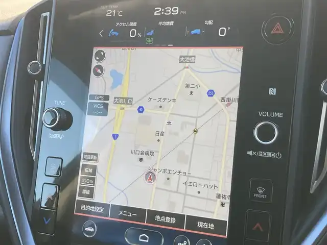 スバル レヴォーグ 1．8GT－H EX 静岡県 2021(令3)年 6.7万km クールグレーカーキ EyeSight/純正メーカーナビ/　AM FM Bluetooth USB AppleCarPlay AndroidAuto/ビルトインETC/バックモニター/前方ドライブレコーダー/LEDオートヘッドランプ/レーダークルーズコントロール/シートヒーター(前席)/パワーバックドア/リアクリアランスソナー/純正17インチアルミホイール/4WDターボ/フルセグTV/パワーシート