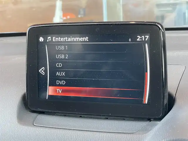 マツダ デミオ 13S ツーリング 鹿児島県 2017(平29)年 9.6万km ダイナミックブルーマイカ 純正ナビ/フルセグTV/CD/DVD再生可/バックカメラ/前方ドライブレコーダー/前席シートヒーター/オートライト/LEDヘッドライト/純正フロアマット/アクティブドライビングディスプレイ/電動格納ミラー/後方コーナーセンサー/レーンキープアシスト/BSM/取扱説明書/スペアキ1本(スマートキー)