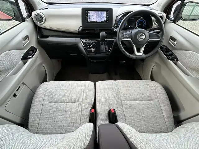 日産 デイズ X 福島県 2020(令2)年 0.8万km ブロッサムピンク 純正7インチナビ（MJ119D-W）/「FM/AM/DTV/CD/BT」/バックカメラ/エマージェンシーブレーキ/プッシュスタート/インテリジェントキー/キーレスエントリー/純正14インチアルミホイール/純正フロアマット/純正ドアバイザー/アイドリングストップ