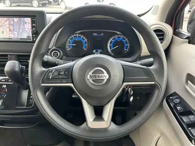 日産 デイズ X 福島県 2020(令2)年 0.8万km ブロッサムピンク 純正7インチナビ（MJ119D-W）/「FM/AM/DTV/CD/BT」/バックカメラ/エマージェンシーブレーキ/プッシュスタート/インテリジェントキー/キーレスエントリー/純正14インチアルミホイール/純正フロアマット/純正ドアバイザー/アイドリングストップ