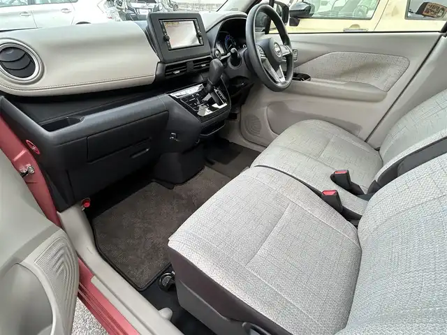 日産 デイズ X 福島県 2020(令2)年 0.8万km ブロッサムピンク 純正7インチナビ（MJ119D-W）/「FM/AM/DTV/CD/BT」/バックカメラ/エマージェンシーブレーキ/プッシュスタート/インテリジェントキー/キーレスエントリー/純正14インチアルミホイール/純正フロアマット/純正ドアバイザー/アイドリングストップ