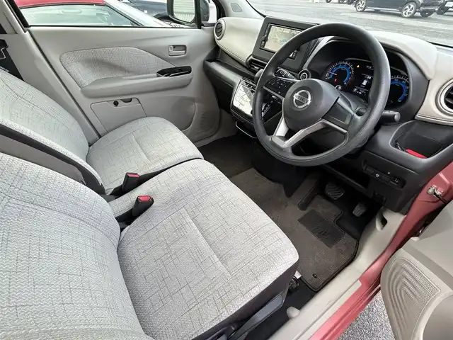 日産 デイズ X 福島県 2020(令2)年 0.8万km ブロッサムピンク 純正7インチナビ（MJ119D-W）/「FM/AM/DTV/CD/BT」/バックカメラ/エマージェンシーブレーキ/プッシュスタート/インテリジェントキー/キーレスエントリー/純正14インチアルミホイール/純正フロアマット/純正ドアバイザー/アイドリングストップ