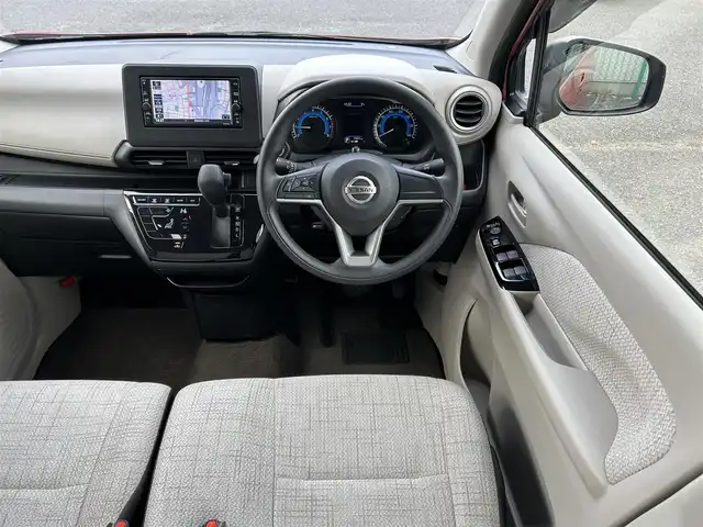 日産 デイズ X 福島県 2020(令2)年 0.8万km ブロッサムピンク 純正7インチナビ（MJ119D-W）/「FM/AM/DTV/CD/BT」/バックカメラ/エマージェンシーブレーキ/プッシュスタート/インテリジェントキー/キーレスエントリー/純正14インチアルミホイール/純正フロアマット/純正ドアバイザー/アイドリングストップ