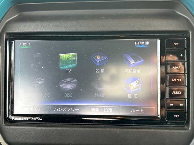 スズキ ハスラー HYBRID X ターボ 道央・札幌 2020(令2)年 8.7万km デニムブルー ガンメタリック 2トーン ・４WD/・衝突軽減ブレーキ/・純正ナビ/　CD＆DVD＆BT＆TV/・アイドリングストップ/・ターボ/・ダウンヒルアシスト/・コーナーセンサー/・レーンキープアシスト/・レーダークルーズコントロール/・シートヒーター/・オートライト/・オートエアコン/・ミラーヒーター/・電動格納ミラー/・ビルトインETC/・パドルシフト/・プッシュスタート/・スマートキー/・純正フロアマット/・ウィンカーミラー/・フォグライト/・LEDヘッドライト