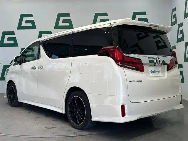 トヨタ アルファード S Cパッケージ 鹿児島県 2018(平30)年 5万km ホワイトパールクリスタルシャイン 禁煙車/純正SDナビ/　（Bluetooth.フルセグTV）/バックモニター/純正フリップダウンモニター/両側パワースライドドア/トヨタセーフティセンス/・プリクラッシュセーフティ/・アダプティブクルーズコントロール/・レーントレーシングアシスト/・ロードサインアシスト/・先行車発進お知らせ機能/ブラインドスポットモニター/クリアランスソナー/デジタルインナーミラー/前席シートヒーター、シートベンチレーション/ステアリングヒーター/置くだけ充電/パワーバックドア
