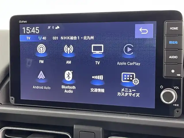 ホンダ フリード クロスター 福岡県 2025(令7)年 0.1万km未満 ベージュ 登録済未使用車　/純正ナビ（フルセグＴＶ）　/バックカメラ　/ＡＣＣ　/コーナーセンサー　/衝突被害軽減ブレーキ　/レーンキープ　/ＢＳＭ　/踏み間違い防止　/両側電動スライドドア　/ハーフレザー　/シートヒーター　/ＬＥＤ