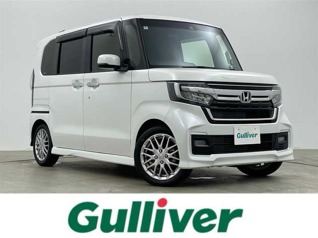 ホンダ Ｎ ＢＯＸ カスタム L ターボ 岡山県 2023(令5)年 3万km プラチナホワイトパール ホンダセンシング/レーダークルーズコントロール/HDMI接続/両側電動スライドドア/シートヒーター/ドライブレコーダー/ビルトインETC/LEDヘッドライト/純正8インチナビ/フルセグTV/ステアリングリモコン/シートバックテーブル/Rサンシェイド/バックカメラ