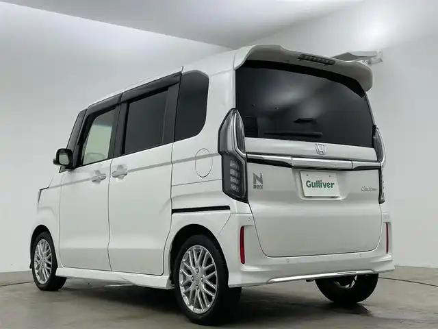 ホンダ Ｎ ＢＯＸ カスタム L ターボ 岡山県 2023(令5)年 3万km プラチナホワイトパール ホンダセンシング/レーダークルーズコントロール/HDMI接続/両側電動スライドドア/シートヒーター/ドライブレコーダー/ビルトインETC/LEDヘッドライト/純正8インチナビ/フルセグTV/ステアリングリモコン/シートバックテーブル/Rサンシェイド/バックカメラ