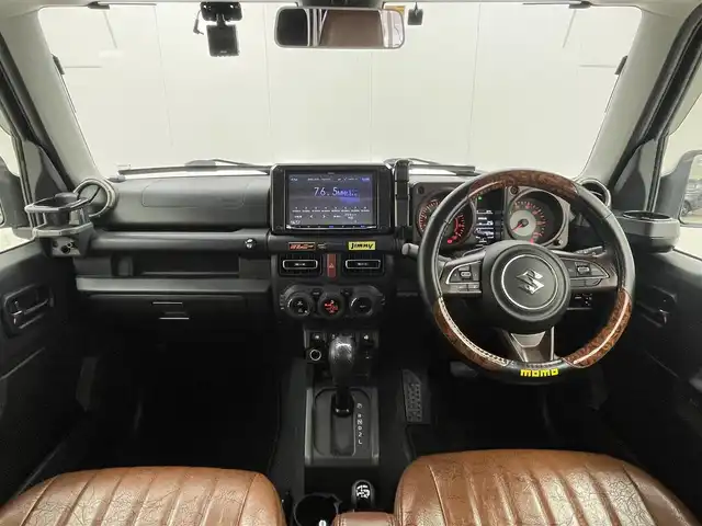 スズキ ジムニー XC 茨城県 2022(令4)年 5.7万km ブルーイッシュブラックパール3 社外8型ナビ/バックカメラ/フルセグ/衝突被害軽減ブレーキ/車線逸脱抑制装置/クルーズコントロール/オートマチックハイビーム/ETC/社外マフラー/社外シートカバー/社外グリル/ドラレコ/シートヒーター/純正16インチAW/LEDヘッドライト/スマートキー