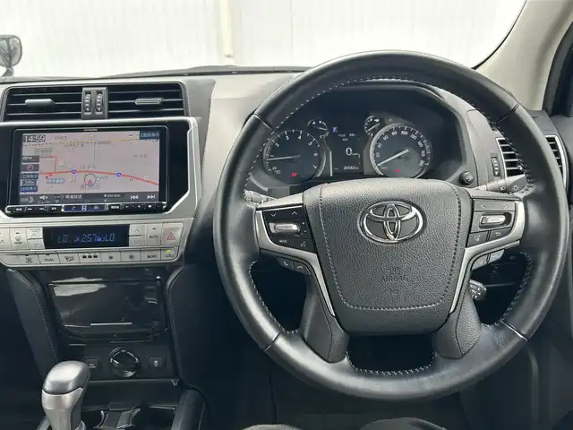 トヨタ ランドクルーザー プラド TX Lパッケージ ブラックED 福井県 2021(令3)年 2.7万km 黒 サンルーフ/レザーシート/フルセグTV/シートヒーター/エアシート/パワーシート/フォグランプ/Bカメラ/コーナーセンサー前後/ドラレコ/デジタルインナーミラー/クルーズコントロール/ルーフレール/オートライト/オートマチックハイビーム/HDMI端子/社外ナビ/レーンキープアシスト/横滑り防止装置/レーンキープアシスト/LED/純正フロアマット/純正18AW