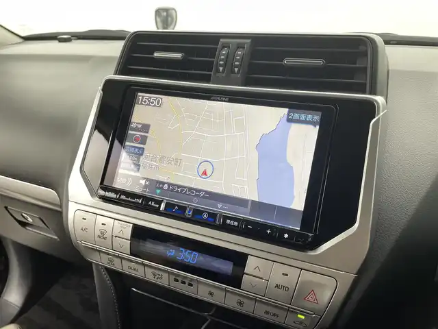 トヨタ ランドクルーザー プラド TX Lパッケージ ブラックED 福井県 2021(令3)年 2.7万km アティチュードブラックマイカ アルパインナビ/CD/DVD/Bluetooth/フルセグ/サンルーフ/Toyota Safety Sense/・プリクラッシュセーフティシステム/・レーンディパーチャーアラート/・レーダークルーズコントロール/デジタルインナーミラー/バックカメラ/レザーシート/シートヒーター/エアシート/パワーシート/ドラレコ/LEDヘッドライト/オートライト/オートマチックハイビーム/HDMI端子/レーンキープアシスト/横滑り防止装置/レーンキープアシスト/純正フロアマット/純正18AW