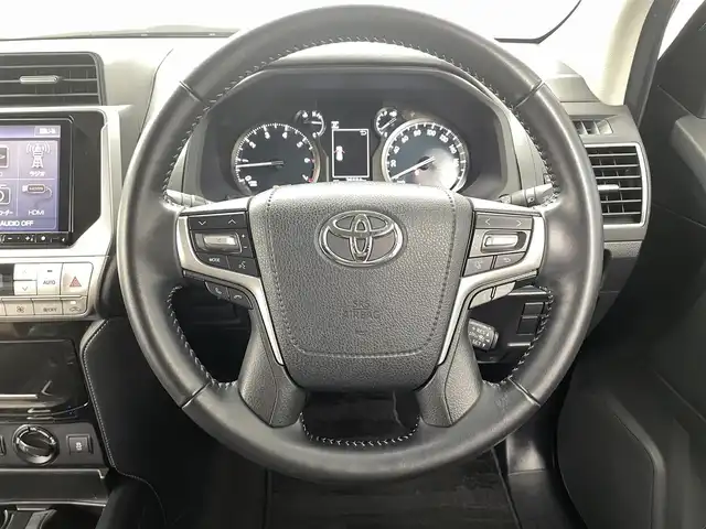 トヨタ ランドクルーザー プラド TX Lパッケージ ブラックED 福井県 2021(令3)年 2.7万km アティチュードブラックマイカ アルパインナビ/CD/DVD/Bluetooth/フルセグ/サンルーフ/Toyota Safety Sense/・プリクラッシュセーフティシステム/・レーンディパーチャーアラート/・レーダークルーズコントロール/デジタルインナーミラー/バックカメラ/レザーシート/シートヒーター/エアシート/パワーシート/ドラレコ/LEDヘッドライト/オートライト/オートマチックハイビーム/HDMI端子/レーンキープアシスト/横滑り防止装置/レーンキープアシスト/純正フロアマット/純正18AW