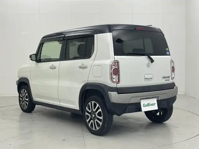 スズキ ハスラー J 茨城県 2019(令1)年 4.1万km ピュアホワイトパール/ブラック2トーン 社外ナビ/バックカメラ/フルセグ/衝突被害軽減ブレーキ/車線逸脱抑制装置/ETC/シートヒーター/純正15インチAW/スマートキー