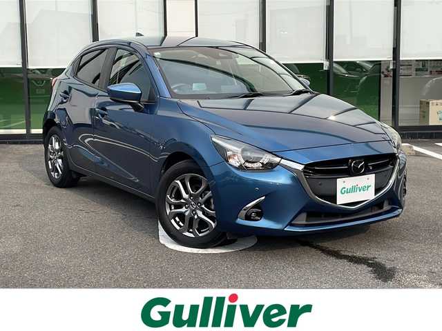 マツダ デミオ XDミストマルーン 岐阜県 2018(平30)年 4.1万km エターナルブルーマイカ 登録時走行距離40523km/純正ナビ　/純正ＥＴＣ　/全方位カメラ/フルセグテレビ/Blue tooth可/CD/DVD可/ドライブレコーダー　/レーダークルーズコントロール　/横滑り防止装置　/レーンキープアシスト　/前後コーナーセンサー　/LEDヘッドライト　/LEDフォグランプ/オートライト　/純正１６インチアルミホイール/プッシュスタート/ターボ/アイドリングストップ/MTモード付AT/スマートキー/フルフラットシート/シートヒーター/ステアリングヒーター/革巻きステアリング/純正フロアマット