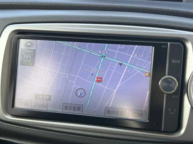 トヨタ ヴィッツ F スマイルエディション 岩手県 2012(平24)年 9.9万km ブラックマイカ 純正SDナビ/　　BT/フルセグ/バックカメラ/スマートキー