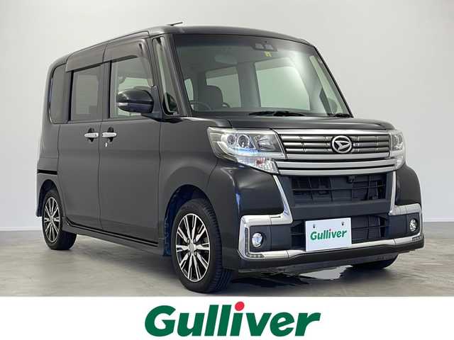 ダイハツ タント カスタムX トップED LTD SAⅢ 大阪府 2018(平30)年 4.2万km ブラックマイカメタリック プッシュスタート　/衝突軽減ブレーキ　/横滑り防止装置　/アイドリングストップ　/両側電動スライドドア　/ハーフレザーシート　/シートヒーター　/電動格納式ドアミラー　/オートハイビーム　/ＬＥＤヘッドライト　/純正１４インチＡＷ