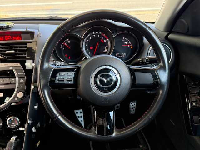 マツダ ＲＸ－８ タイプ RS 大阪府 2008(平20)年 2.1万km スパークリングブラックマイカ 新車から半年ごとの点検記録あります。/H21年～R6年11月//禁煙車//ワンオーナー//純正RECAROシート【ハーフレザー】//BOSEサウンドシステム//純正19インチAW//純正ビルトインETC//純正オーディオ