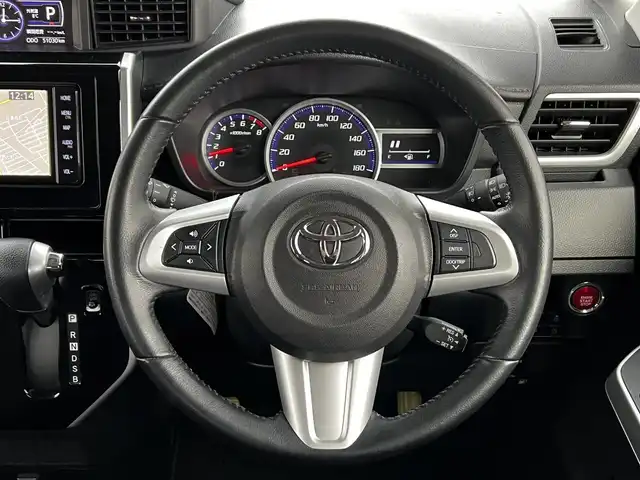 トヨタ ルーミー カスタムG 道央・札幌 2019(平31)年 5.1万km ブラックマイカメタリック ４WD/純正SDナビ/AM/FM/BT/SD/CD/フルセグ/衝突被害軽減ブレーキ/横滑り防止装置/クルーズコントロール/レーンキープアシスト/クリアランスソナー/バックカメラ/ビルトインETC/ドライブレコーダー/アイドリングストップ/両側パワースライドドア/革巻きステアリング/ステアリングリモコン/プッシュスタート/スマートキー/LEDヘッドライト/オートライト/フォグランプ/電動格納ミラー/ウィンカーミラー/純正フロアマット/ドアバイザー