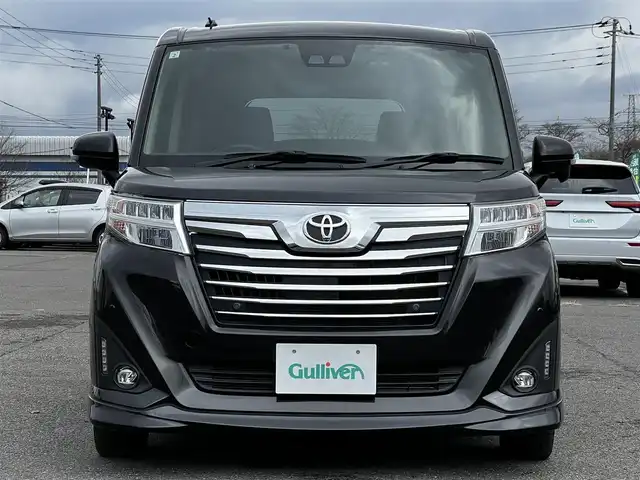 トヨタ ルーミー カスタムG 道央・札幌 2019(平31)年 5.1万km ブラックマイカメタリック ４WD/純正SDナビ/AM/FM/BT/SD/CD/フルセグ/衝突被害軽減ブレーキ/横滑り防止装置/クルーズコントロール/レーンキープアシスト/クリアランスソナー/バックカメラ/ビルトインETC/ドライブレコーダー/アイドリングストップ/両側パワースライドドア/革巻きステアリング/ステアリングリモコン/プッシュスタート/スマートキー/LEDヘッドライト/オートライト/フォグランプ/電動格納ミラー/ウィンカーミラー/純正フロアマット/ドアバイザー