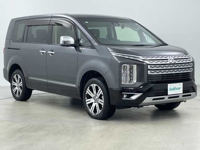 三菱 デリカＤ：５ P 道央・札幌 2019(平31)年 2.7万km アイガーグレーM/ダイヤモンドブラックマイカ ・純正ナビ/&CD&DVD&BT&TV&SD&iPod&AUX&USB/・全方位カメラ/・バックカメラ/・両側パワースライドドア/・パワーバックドア/・フリップダウンモニター/・e-Assist/・レーダークルーズコントロール/・ブラインドスポットモニター/・アイドリングストップ/・パドルシフト/・前席シートヒーター/・D席パワーシート/・前後ドライブレコーダー/・ETC/・ステアリングスイッチ/・純正フロアマット/・LEDヘッドライト/・オートライト/・オートマチックハイビーム/・スマートキー