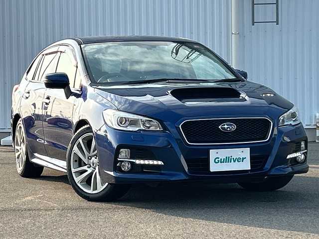 スバル レヴォーグ 1．6GT アイサイト Sスタイル 愛媛県 2015(平27)年 3.6万km ギャラクシーブルーシリカ 純正KENWOODナビ/（Bluetooth/AM/FM/フルセグTV/iPad/SD）/レーダークルーズコントロール/衝突軽減ブレーキ/LEDヘッドライト/コーナーセンサー/パワーシート/ETC/ドライブレコーダー/純正18インチAW/スマートキー/純正フロアマット/レーンキープアシスト/4WD/ダウンヒルアシストコントロール/アイドリングストップ