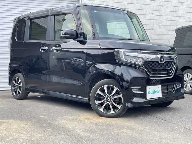 ホンダ Ｎ ＢＯＸ カスタム G L ホンダセンシング 道東・釧路十勝 2019(令1)年 5.9万km クリスタルブラックパール 4WD/純正SDナビ/・フルセグ/CD/DVD/BT/ラジオ/バックカメラ/ホンダセンシング/レーダークルーズコントロール/レーンキープアシスト/オートマチックハイビーム/フロントシートヒーター/ミラーヒーター/純正エンジンスターター/LEDヘッドライト/LEDフォグランプ/ステアリングスイッチ/プッシュスタート/スマートキー/ビルトインETC/フロアマット/ドアバイザー