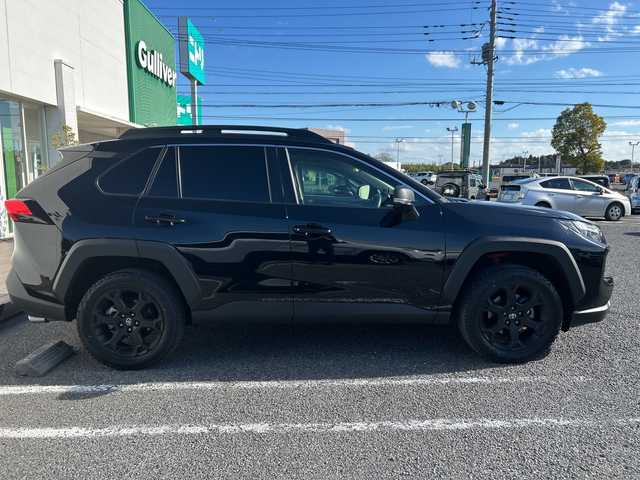 トヨタ ＲＡＶ４ HV アドベンチャー オフロードPKGⅡ 千葉県 2023(令5)年 1.4万km アティチュードブラックマイカ 10.5ディスプレイオーディオ　全方位カメラ　黒皮シート　温冷シート　ETC　USB　BT　フルセグ　デジタルミラー　パワーバックドア　1500Wコンセント　電動シート　ルーフレール　A/Tタイヤ