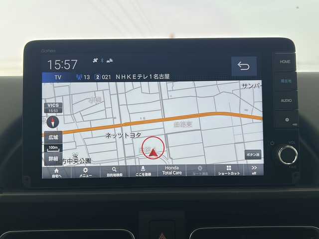 ホンダ フリード クロスター 岐阜県 2025(令7)年 0.1万km未満 クリスタルブラックパール ホンダコネクト9インチ純正ナビ/(AM/FM/Bluetooth/AppleCarPlay/AndroidAuto)/フルセグTV/バックカメラ/ホンダセンシング/衝突軽減ブレーキ/レーンキープアシスト/ブラインドスポットインフォメーション/レーダークルーズコントロール/両側パワースライドドア/2列目キャプテンシート/ハーフレザーシート/シートヒーター/リアクーラー/純正アルミホイール/電動パーキングブレーキ/スマートキー/スペアキー